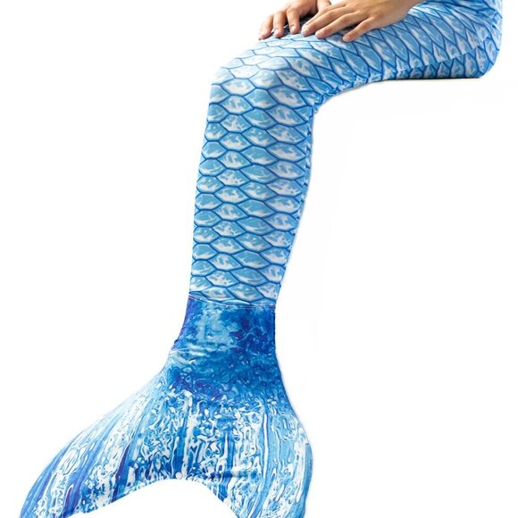 New Bikini Top with Mermaid Tail Swimsuit for Girls - Picture 1 of 11